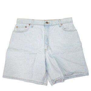Vintage Levis 551 Womens Size 16 Acid Wash Denim Shorts Relaxed Fit